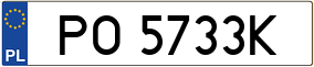 Truck License Plate
